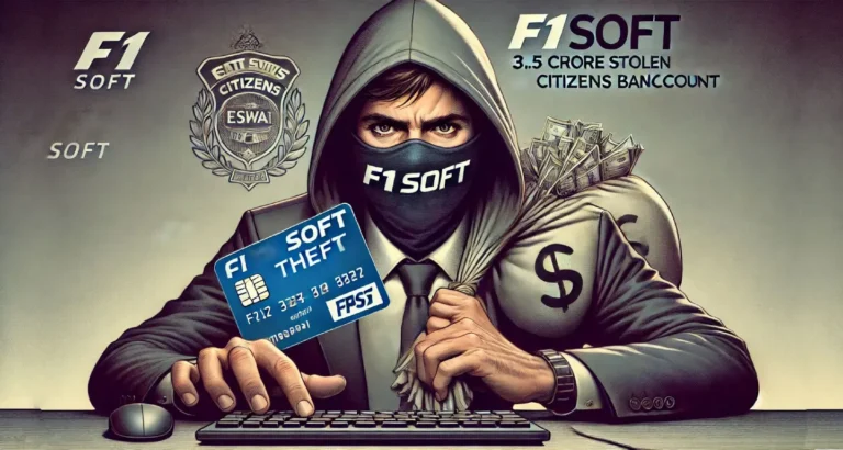F1 Soft Theft: 3.5 Crore Stolen from Citizens Bank Account